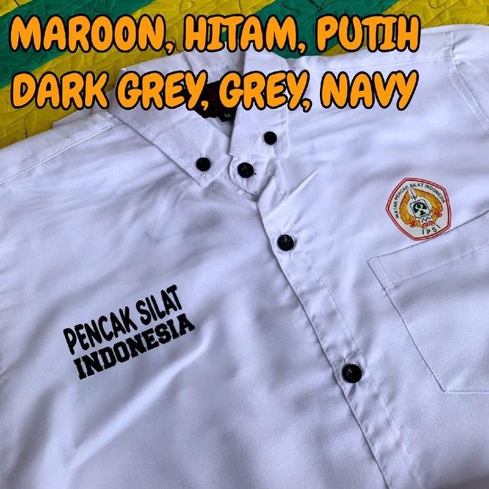 Baju Kemeja IPSI A1, Baju Hem Pencak Silat IPSI bisa di pakai Untuk umum