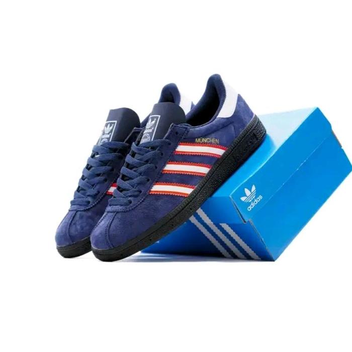perfectkicks_bdg Adidas Munchen Edge Deep Blue Soft Red