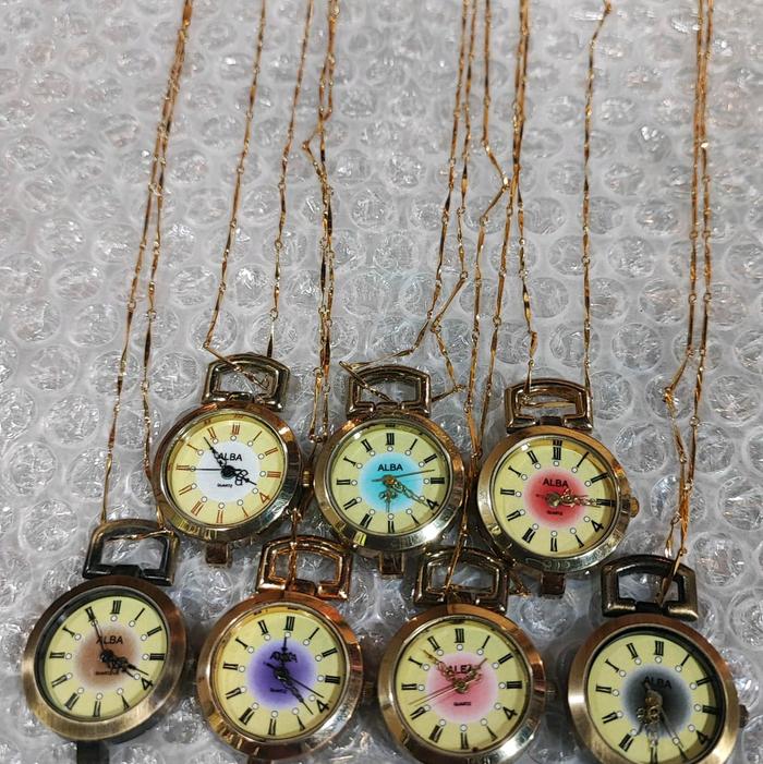 Jam Kalung Alba untuk pria wanita