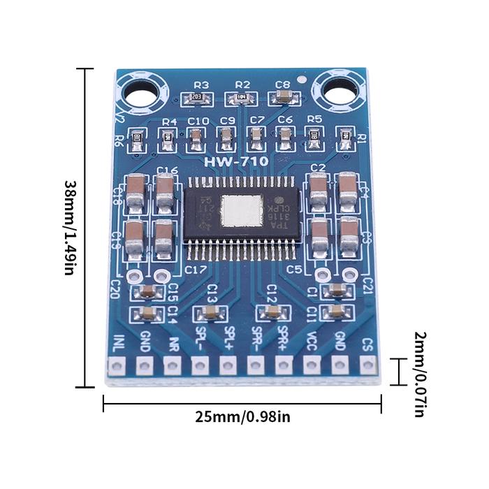 TPA3116D2 Digital Audio Amplifier Board Class D Voice Sound Amplifier