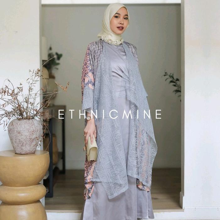 Dress Ungu Dress Batik Dress Pesta Dress Jumbo Dress Premium Outer Coklat Outer Batik