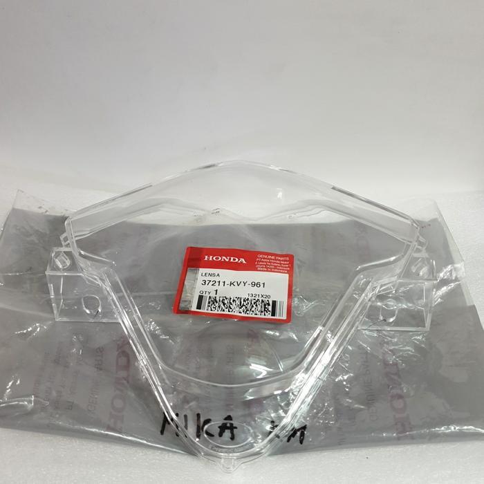 Terbaik MIKA KACA KILOMETER SPEEDOMETER SPIDO BEAT KARBU LAMA AHM 37211-KVY ORI ORIGINAL ASLI AHM Te