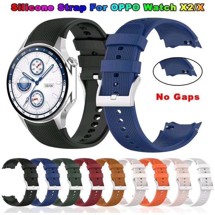Strap Silicone / Tali Jam for OPPO Watch X/X2/Oneplus Watch 2/2R/3