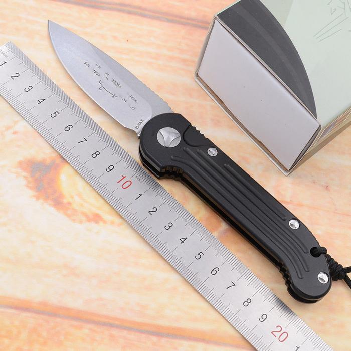 JUFULE New Made L.U.D.T Flipper folding Elmax blade Aluminum handle