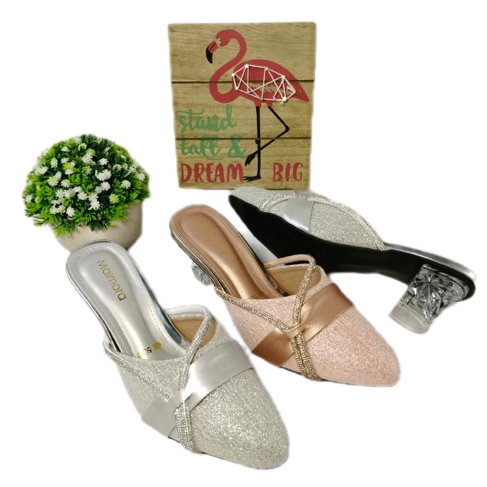 MAIMORA SHOES SANDAL SLOP WANITA LALUNA SLOP SENDAL HIGH HEELS WANITA