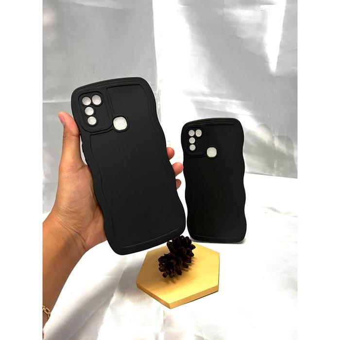 DM-COLLECTION Case Silikon Gelombang Doff Softcase Hanphone Polos Lentur For Infinix Hot 10 Play