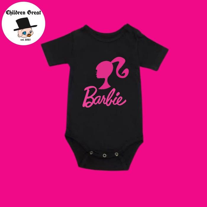 kaos baju bayi BARBIE tshirt kartun mattel tee jumper baby kids kaus pendek usia 0 1 2 3 4 5 6 7 8 9