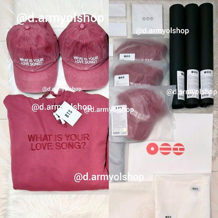 READY OFFICIAL BTS ALBUM ARIRANG MERCH BALLCAP RED