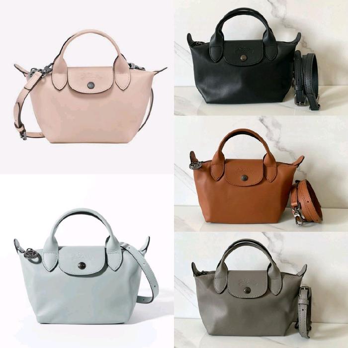 Longchamp Le Pliage Xtra Top Handle XS Cuir Leather