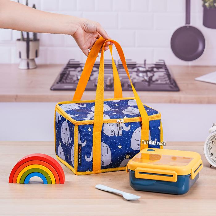 ThermaPack Premium Motif Cake Bag | Tas Makan Anak Bekal | Lunch Box Yooyee | Tempat Makan Kids
