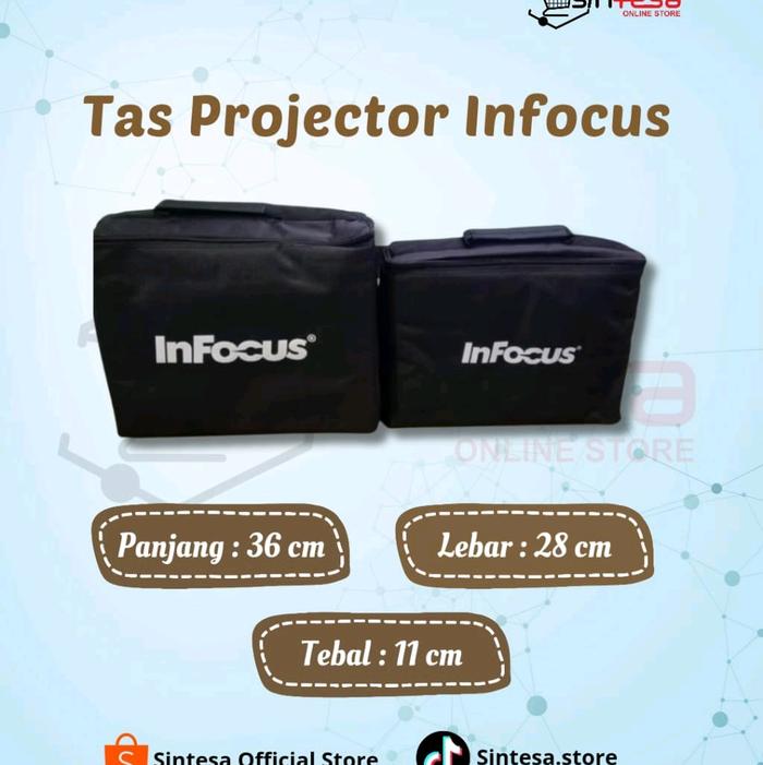Tas Projector Infocus warna hitam
