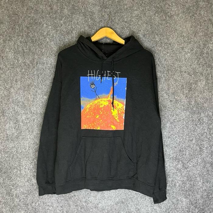 Hoodie Travis Scott "Highest In The Room" Sun Hoodie Berwarna Hitam Dengan Desain Unik Dan Nyaman