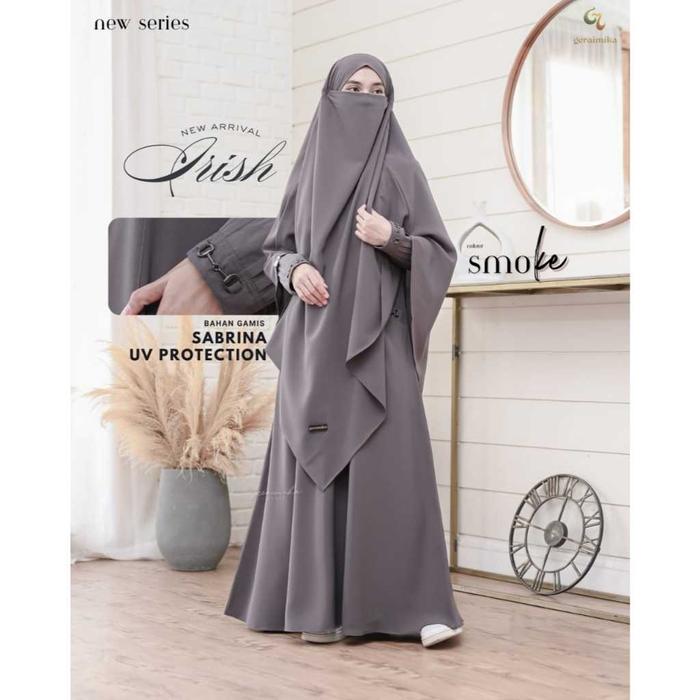 Irish Gamis Set By Gerai Mika | Lumeena Gamis By Mumtaz Hijab | Gamis Set Syari Premium Gamis Set Kh