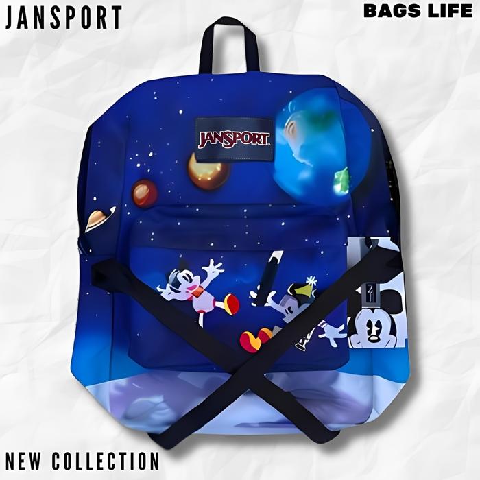 BAGS LIFE - TAS JANSPORT DISNEY MICKEY MOUSE GALAXY SUPERBREAK - TAS RANSEL JANSPORT DISNEY ORIGINAL