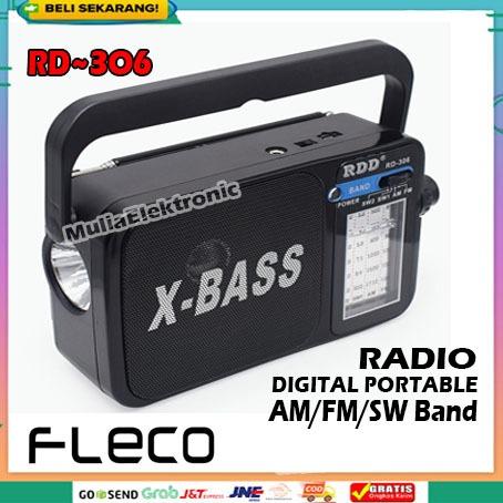 Radio Speaker FM/AM Portable Murottal Mini RD-306 Pocket radio Internasional NEW TERBARU