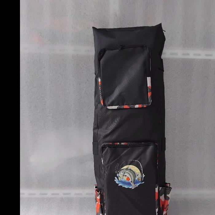Tas Pancing Ransel Kotak dengan Desain Unik dan Fungsional untuk tempat peralatan pancing Anda