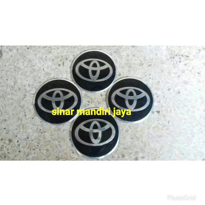 Stiker Hitam Dop Velg Toyota Avanza