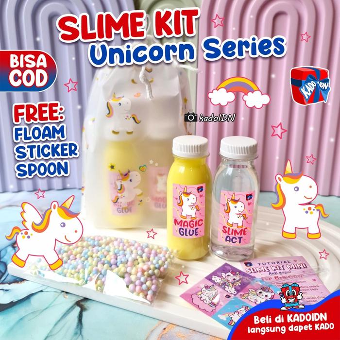 slime Kit UNICORN series by kadokado.idn