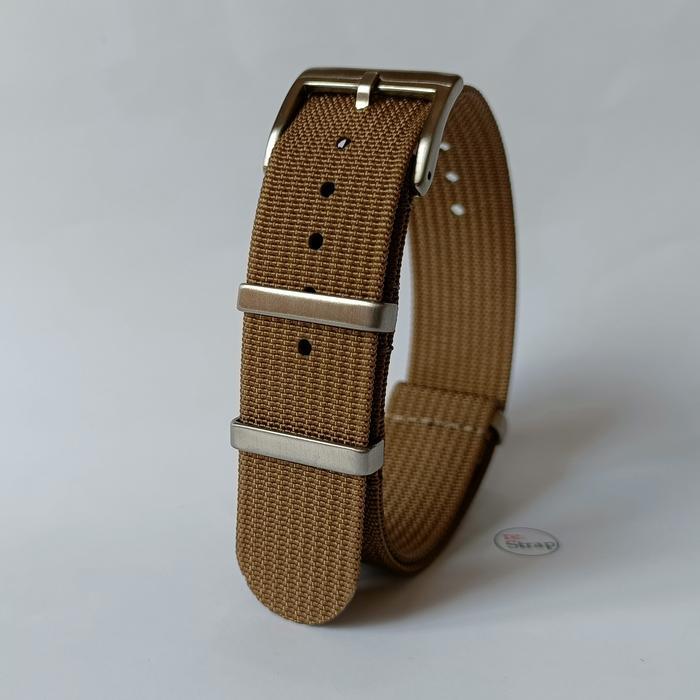 BIG SALE Tali Jam Nato Strap Ribbed Nylon Khaki Pm-11 EX710