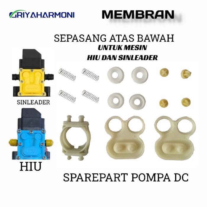 karet membran pompa/pompa sprayer 1 Set/Membran Pompa DC - Aksesoris pompa dc