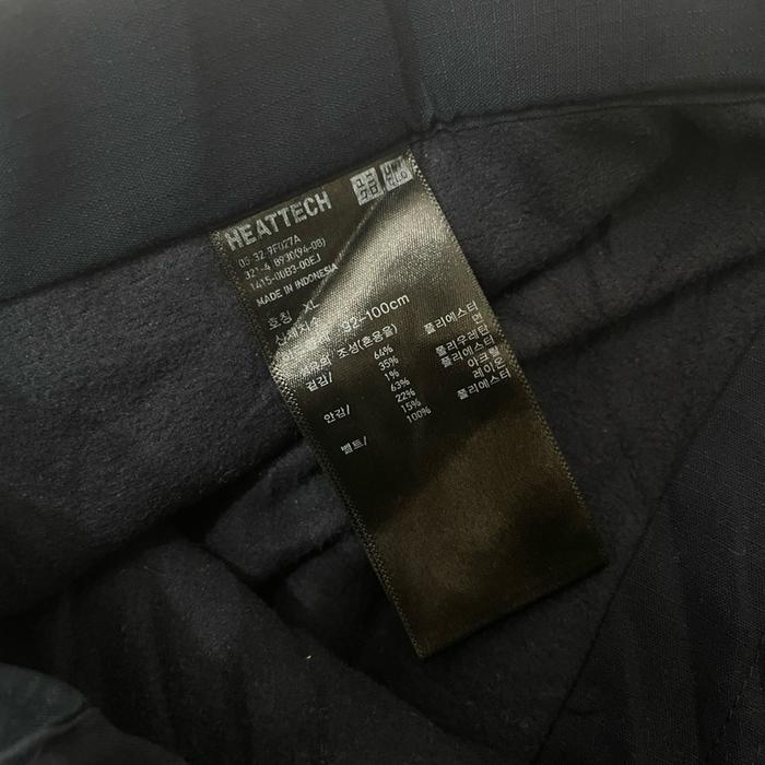 CG19 Celana Panjang Outdoor Uniqlo Heattech Black 36-37  Long Pants Casual Sport Polar Hiking Pendak
