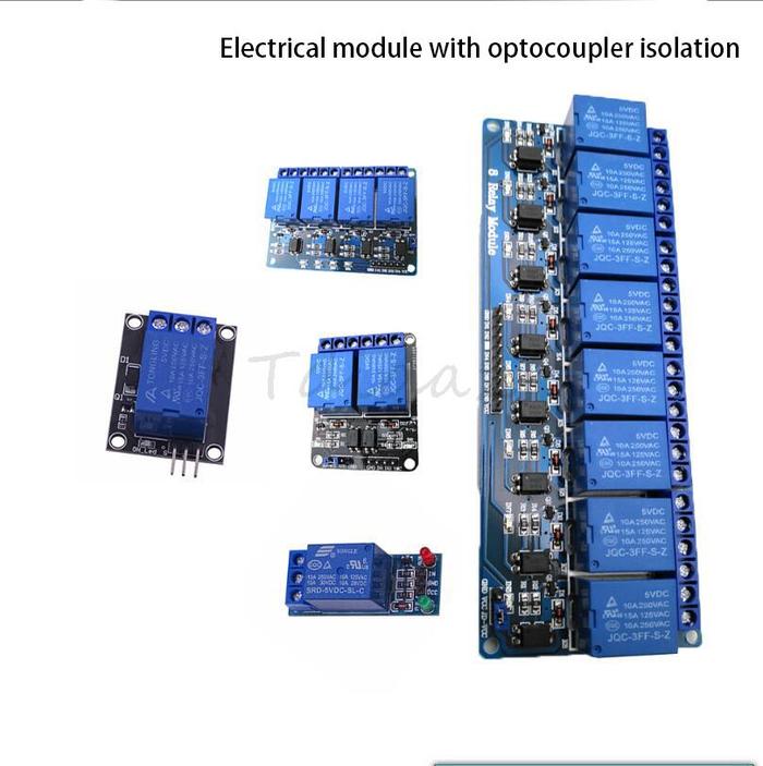 KY-019 5V Modul Relay 1/2/4/6/8 Modul Relay Optocoupler Jalan dengan