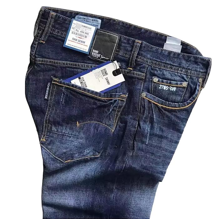 Bombboogie Celana Jeans Premium Pria Dewasa Standar fit Tebal Nyaman Dan Trandy