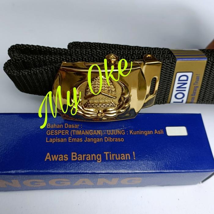 Sabuk Gesper Korpri Pns Premium Loind Rol Pasti Ori