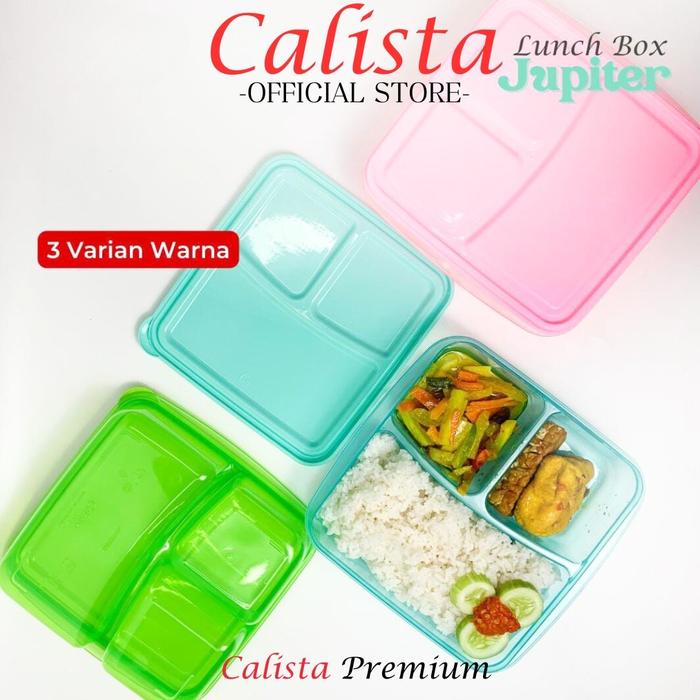 Lunch Box Calista Jupiter Premium Wadah Tempat Bekal Makan Anak