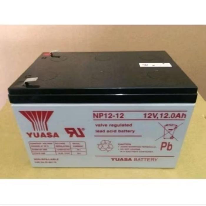 Aki Yuasa 12V 12Ah Aki Ups Aki Mobilan Anak Asli Baterai Yuasa