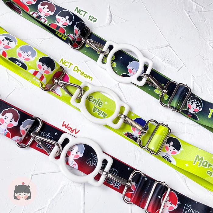 NEW [READY STOCK] KPOP 2IN1 LIGHTSTICK STRAP/ BODY STRAP/SLING BAG STRAP (AESPA/SHINEE/SNSD/THE BOYZ