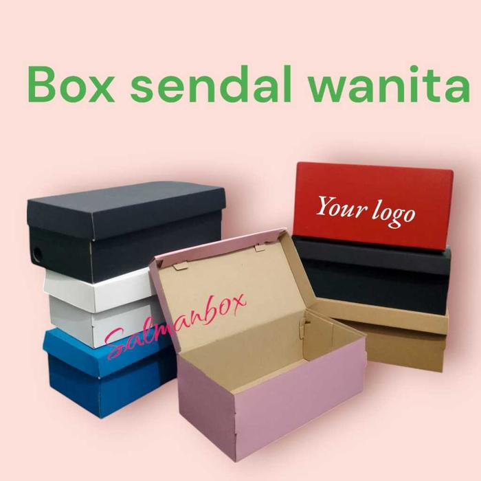INNER BOX SENDAL/BOX SENDAL POLOS WANITA SIZE 27X14X10 CM/BOX SANDAL POLOS/DUS SANDAL/DUS SANDAL CUS