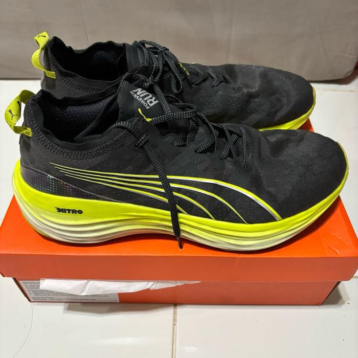 Puma Sepatu Lari Running Shoes Forever Run Nitro Size 45 preloved Ori 100% dengan Desain Nyaman dan 