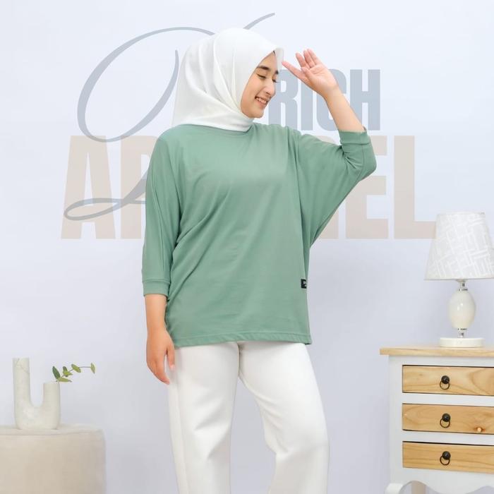 yiahzaaofficialstore - Atasan Batwing Wanita / Batwing Polos / Kaos Batwing Polos Terbaru / Batwing 