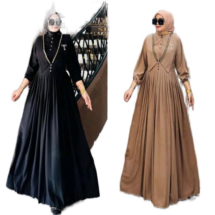 Gamis overall kancing original by shr