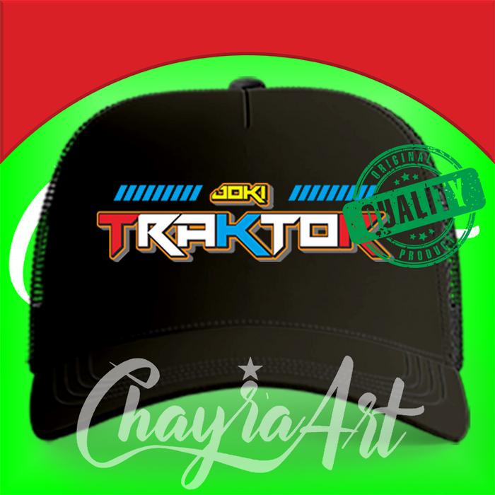 ChayraArt TOPI TRAKTOR RODA EMPAT YANMAR TERBARU TRUCKER JARING PREMIUM Dewasa