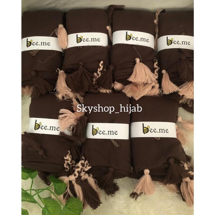 HIJAB BEEME SERIES TASSEL-KERUDUNG SEGIEMPAT SIZE 115x115CM
