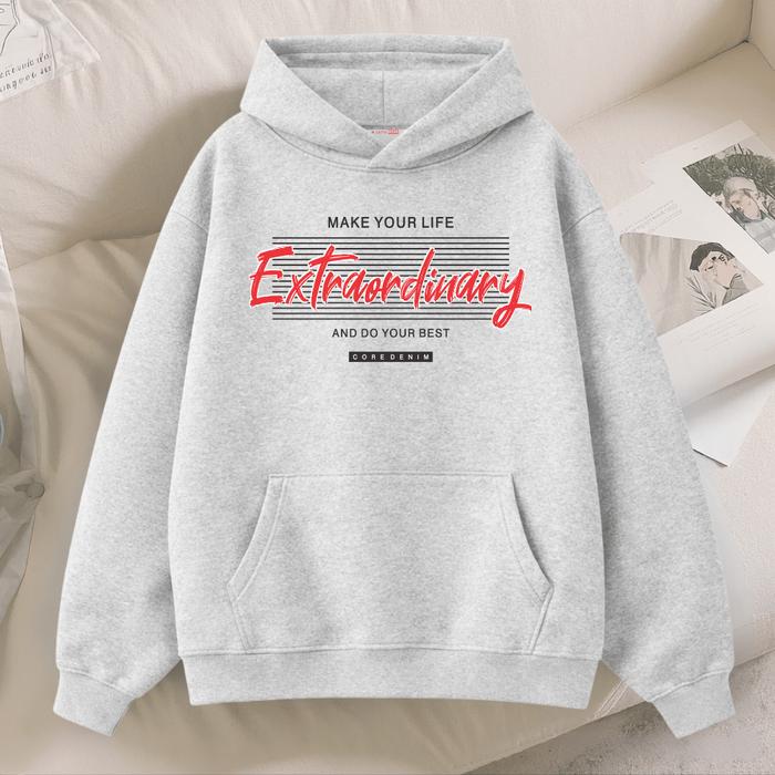 LATTO WEAR Hoodie Oversize Korea Premium Pria Wanita | Extraordinary Style | Adem & Nyaman Untuk Dai