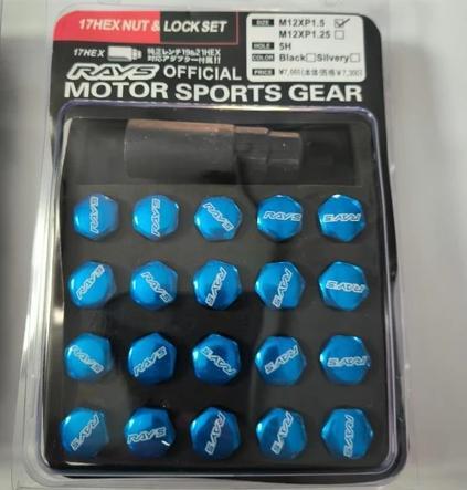 Lugnut Rays Premium Baut Roda Racing 1.5 & 1.25 Mm Untuk Toyota Daihatsu Honda Kia Hyundai Mazda For