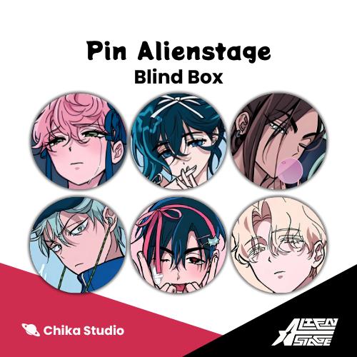 [Alien Stage Fan Merchandise] Pin Button Peniti & Magnet Alien Stage - Blind Box | 32mm 44mm 58mm