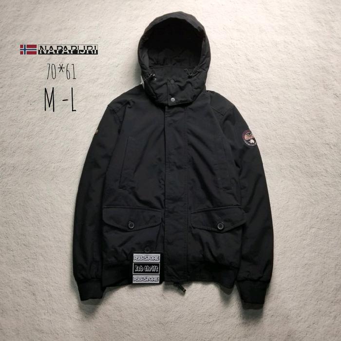 jaket napapijri tebal original 100% size M fit L