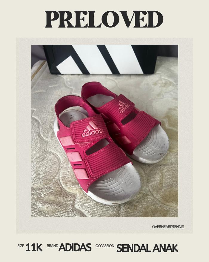 Adidas PRELOVED Altaswim 2.0 Sandals Kids Core Pink Sandal Anak Adidas Altaswim 2.0 Warna Core Pink 