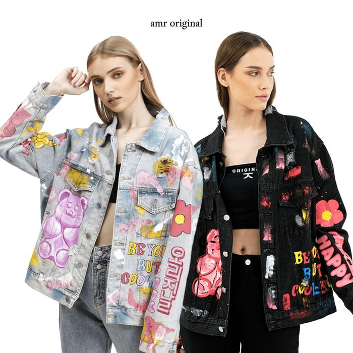 Amr Original - Amr Birthday 2582 / 528 - Jacket Jeans Oversize Toxic