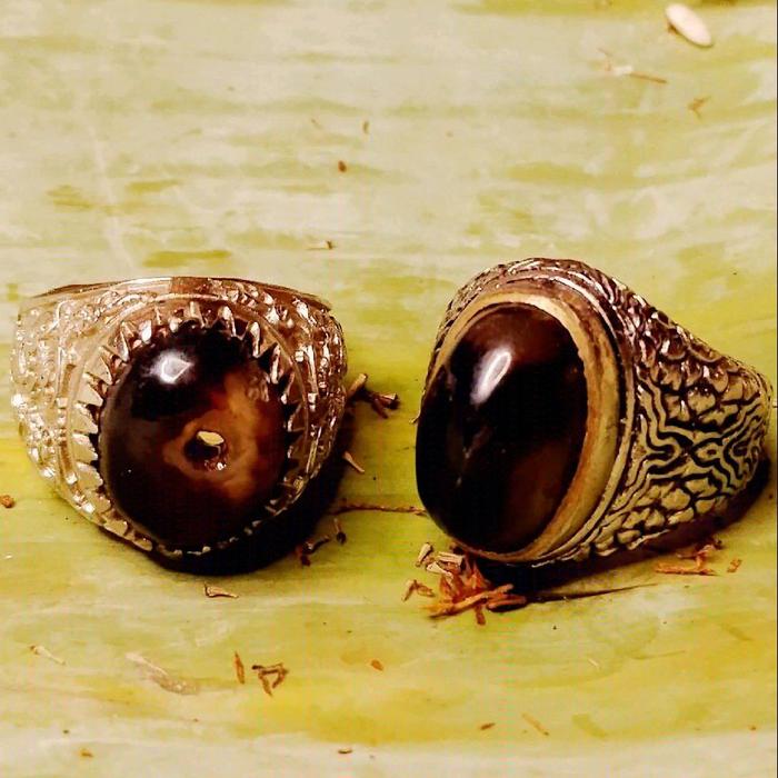 MUSTIKA COMBONG WULUNG SERAMBUT 100% ORIGINAL ALAM Cincin Batu Alam Asli dengan Desain Eksklusif