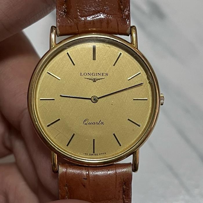 Longines Quartz Gold Dial