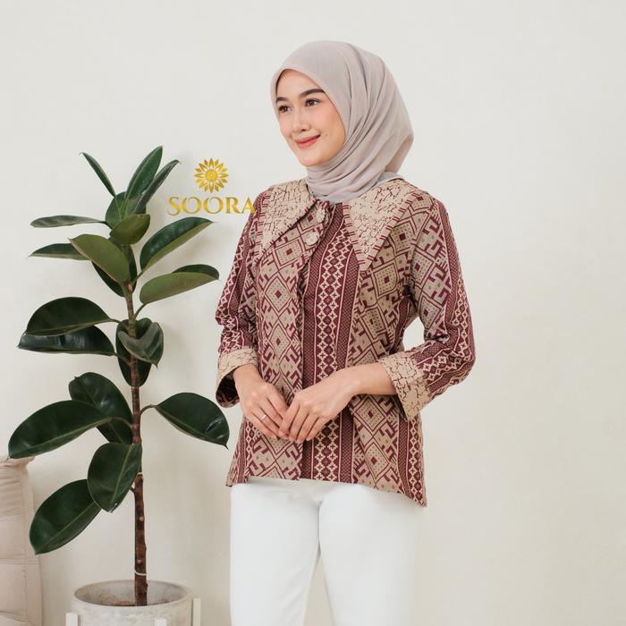 Baju Batik Wanita Kerja Seragam Batik Kerja Kantor Miranda