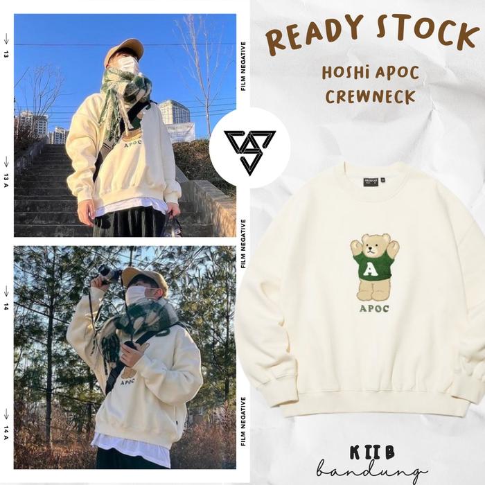 HOSHI APOC CREWNE/ HOODIE BISA PILIH WARNA DAN MODEL