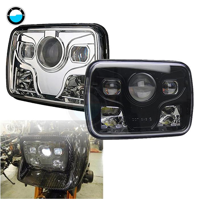 5x7" led headlight 7" led headlamp for motorcycle 5x7 inch h4 led