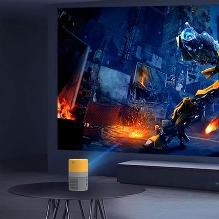 YT400 Proyektor MINI TV Pintar WIFI Portabel Home Theater Cinema Sync