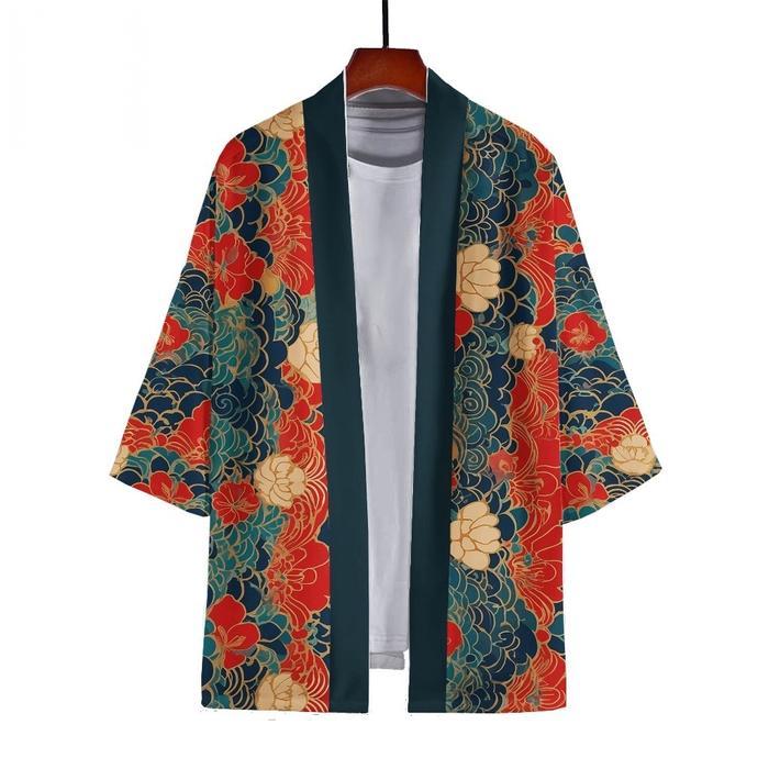 Kimono Haori Outer Blazer Jepang Pria Dan Wanita Batik Berkualitas